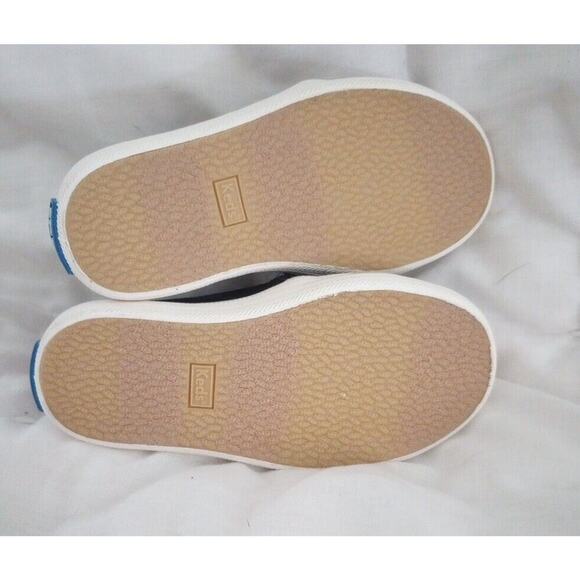 Kate Spade Keds Shoes Toddler 6 New Francois Black Dog Pink Glitter Slip On - Picture 6 of 6